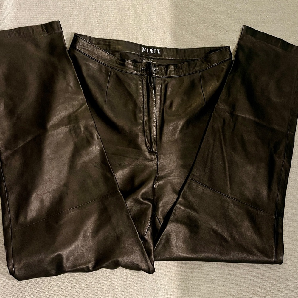 Mixit Black Leather Apparel